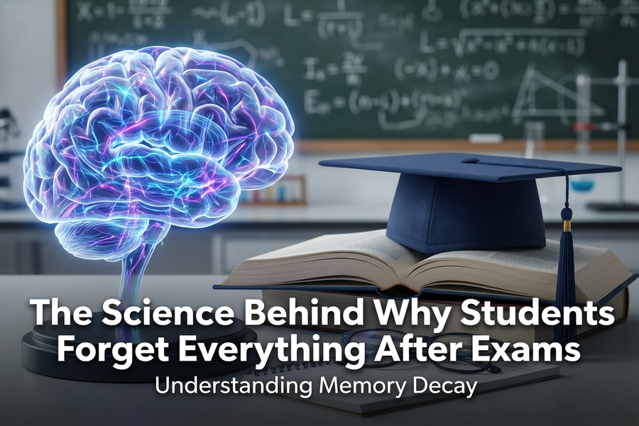 why students forget after exams due to short-term memory