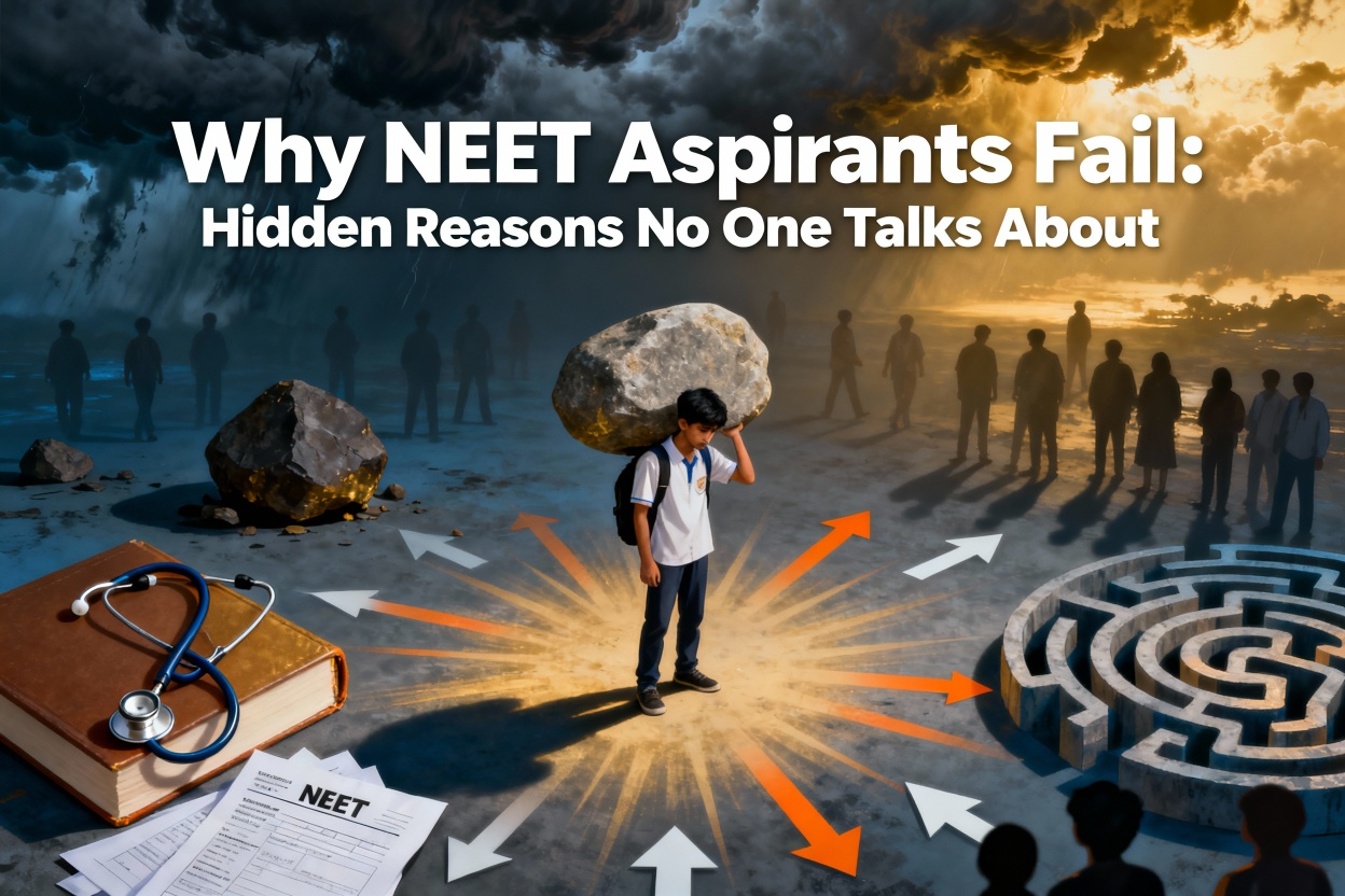 why NEET aspirants fail due to lack of strategy and consistency