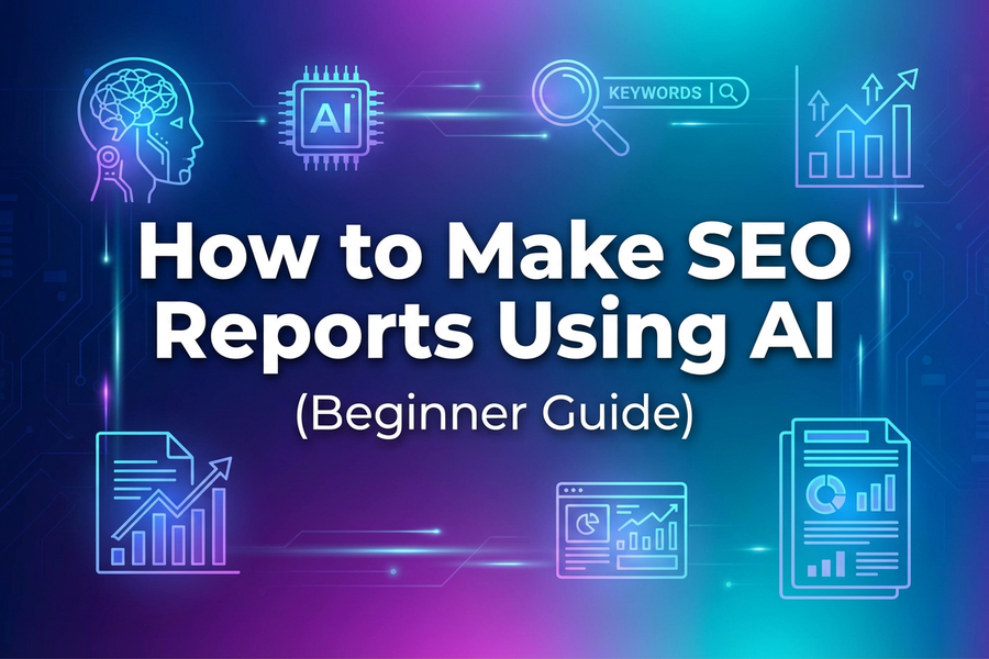 How to make SEO reports using AI with automated analytics dashboard